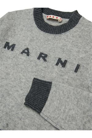 maglione in lana grigio MARNI KIDS | M00993M00ML0M923